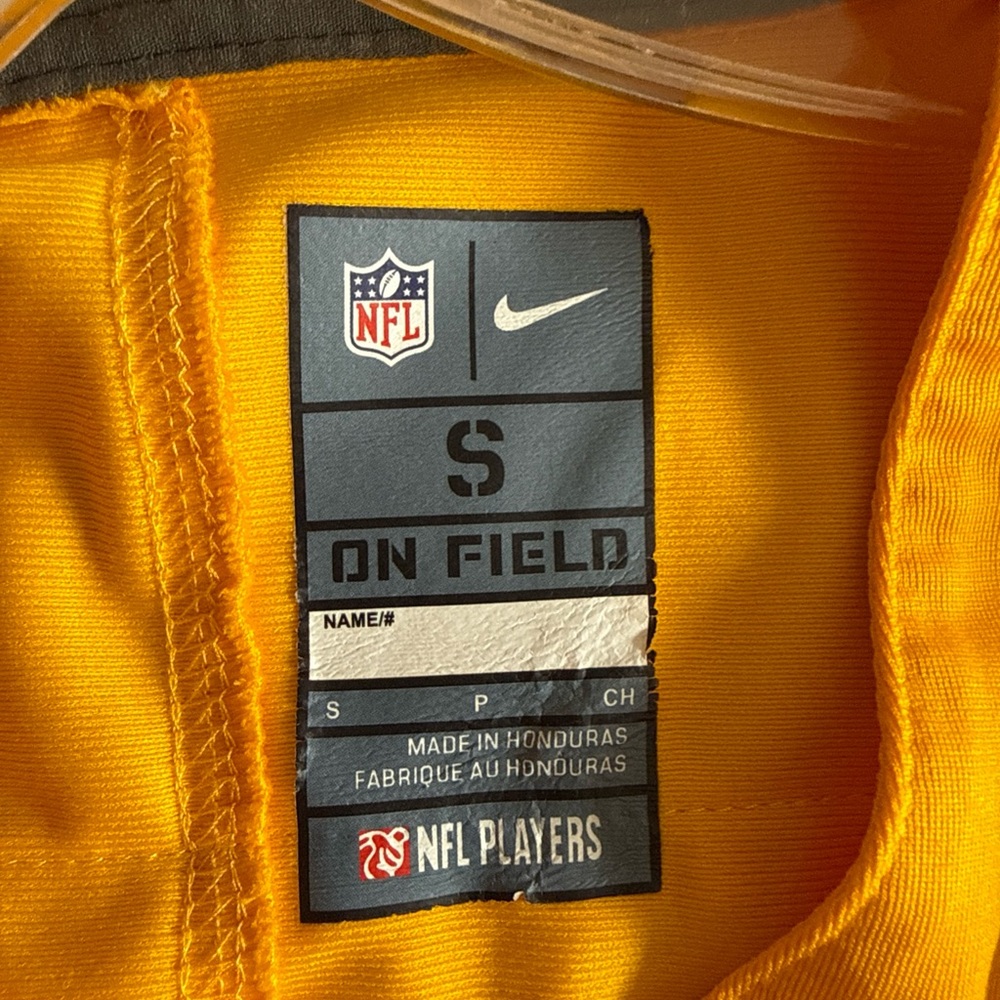NFL Yellow and Burgundy Men's Jersey - Picture 4 of 5
